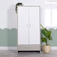 Product photograph of Ickle Bubba Pembrey Wardrobe - Ash Grey from Cuckooland