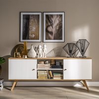 Product photograph of Vox Nature Wide Sideboard In White Oak Effect from Cuckooland