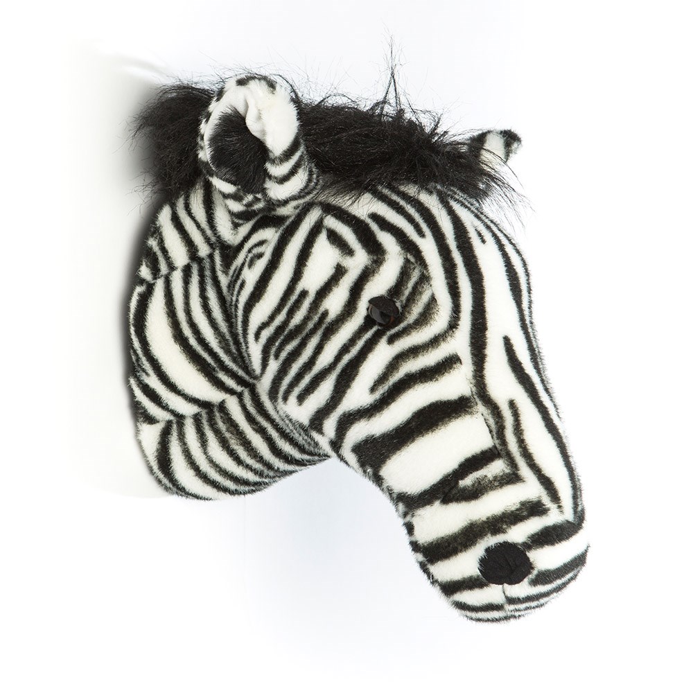 Daniel The Zebra Kids Plush Animal Head Wall Decor - Wild & Soft |  Cuckooland