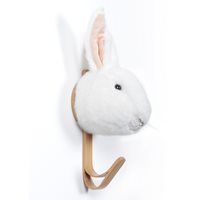 Product photograph of Kids Rabbit Plush Animal Head Coat Hook from Cuckooland