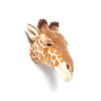 Product photograph of Ruby The Giraffe Kids Plush Animal Head Wall Decor from Cuckooland