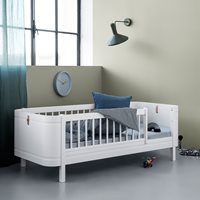 Product photograph of Oliver Furniture Wood Mini Kids Junior Bed In White from Cuckooland