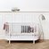 Oliver Furniture Baby & Toddler Luxury Wood Cot Bed in White