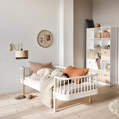 oak kids bed