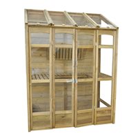 Product photograph of Forest Garden Victorian Tall Wall Greenhouse from Cuckooland