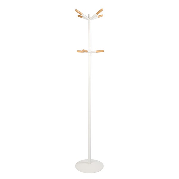 Zuiver White Wooden Tip Coat Stand In Scandinavian Style - Zuiver ...