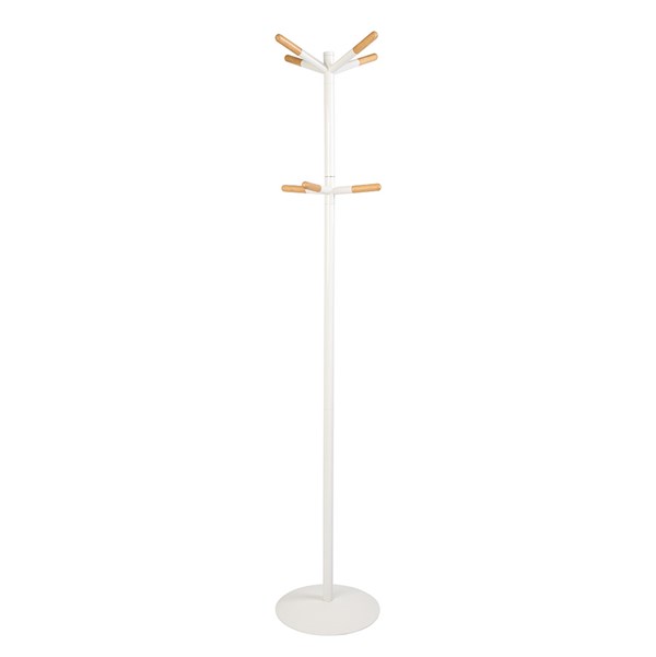 Zuiver White Wooden Tip Coat Stand In Scandinavian Style - Zuiver ...