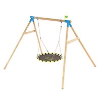 Product photograph of Tp Toys Knightswood Double Wooden Giant Nest Swing from Cuckooland