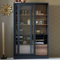 Product photograph of Woood James Pine Display Cabinet from Cuckooland
