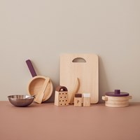 Kids Concept Wooden Bistro Cookware Set