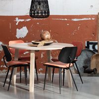 Product photograph of Lange Jan Extending Round Oak Dining Table From 1 2 To 2m By Woood from Cuckooland