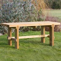 Product photograph of Zest 4 Leisure Rebecca Wooden Garden Table from Cuckooland