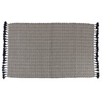 Product photograph of Zuiver Ziggy 100 Cotton Rug In Black White from Cuckooland