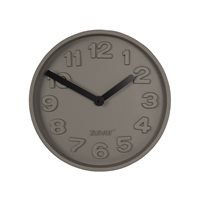 Zuiver Concrete Time Clock with Black Hands