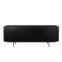 Product photograph of Zuiver Travis Sideboard In Black Oak Veneer from Cuckooland