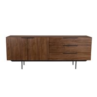 Product photograph of Zuiver Travis Sideboard In Walnut Veneer from Cuckooland