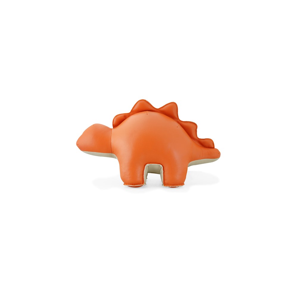 Stegosaurus Animal Bookend In Orange & Wheat - Zuny | Cuckooland