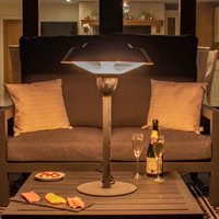 Product photograph of Maze Rattan 1500w Hestia Table Top Electric Patio Heater from Cuckooland