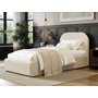 Flair Alba Single Ottoman Bed Cream Boucle Fabric