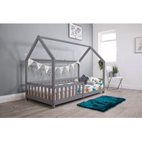 Product photograph of Flair Wooden Explorer Playhouse Bed With Rails - Grey from Cuckooland