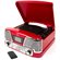 GPO Memphis Vinyl Turntable with MP3, FM Radio & CD Deck in Red