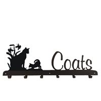 Coat Rack in Kittens Design