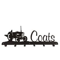 Coat Rack in Little Red Tractor Design
