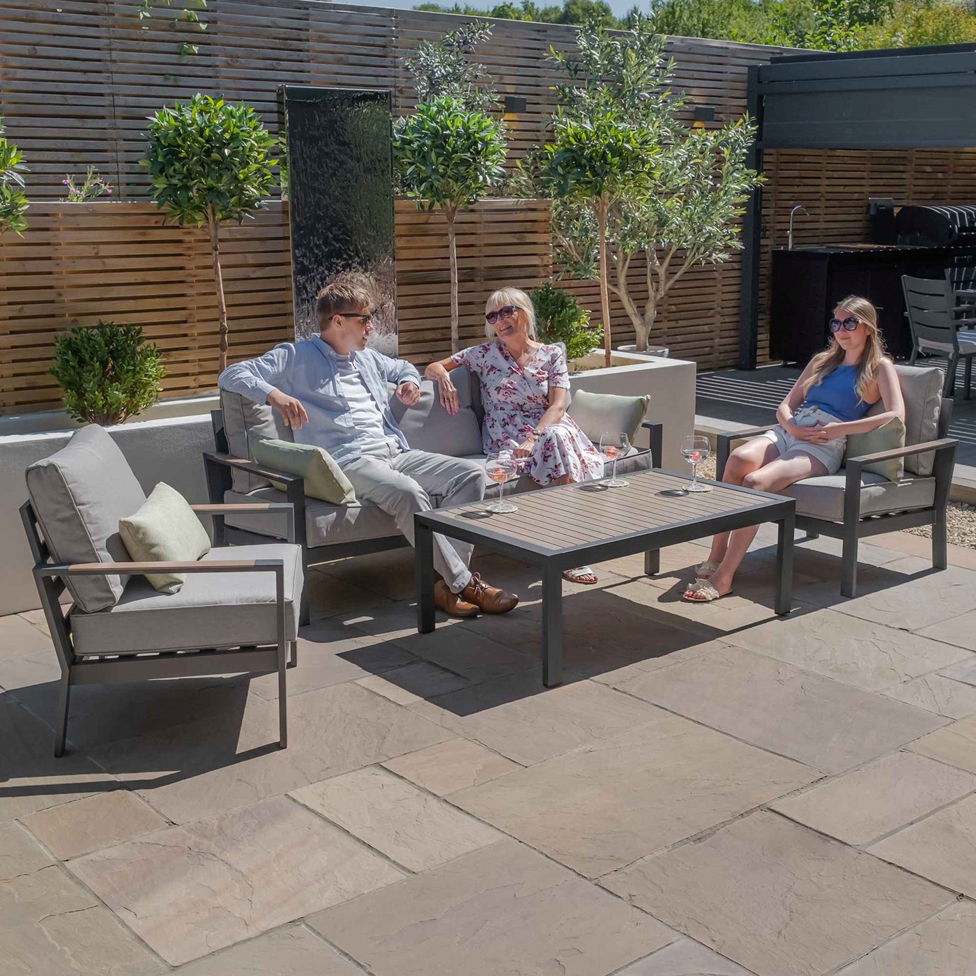 Maze Rattan Vancouver 3 Seat Sofa Set | Cuckooland