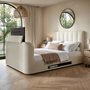 Flair Megane Boucle Side Lift TV Ottoman