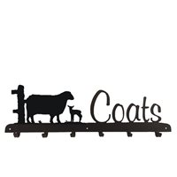 Coat Rack in Sheep Design