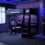Recoil Ultimate Violet Gaming High Sleeper Charcoal & Purple
