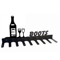 Boot Rack in Wine Bottle Design 