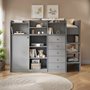 Flair Wizard Junior High Sleeper Storage Station Grey