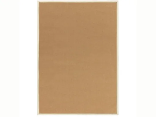 Asiatic London Bordo Boucle Cream Linen Flatweave Jute Rug