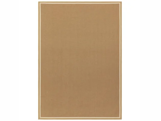 Asiatic London Bordo Herringbone Linen Cream Natural Jute Rug