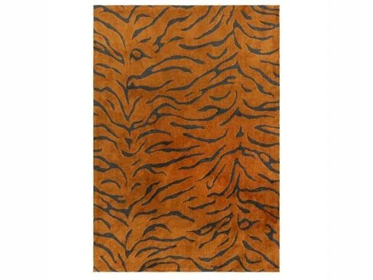 Asiatic London Wilder Tiger Spice Orange Animal Print Rug
