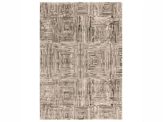 Asiatic London Kuza Portrait Khaki Abstract Green Rug