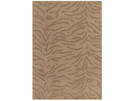 Asiatic London Tigra Mocha Brown Hand Woven Wool Rug