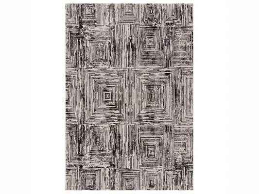 Asiatic London Kuza Portrait Grey Abstract Grey/Silver Rug