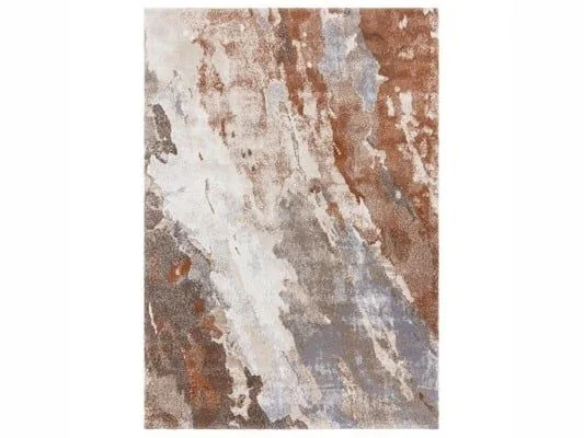 Asiatic London Mirage Blur Terra Abstract Terracotta Rug
