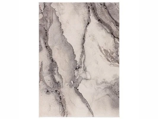 Asiatic London Mirage Oasis Grey Abstract Shaggy Pile Rug