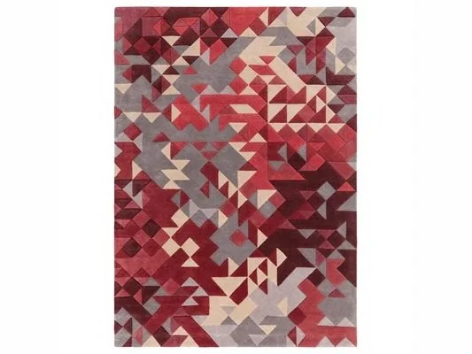 Asiatic London Enigma Red Multi Rug