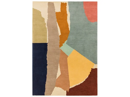Asiatic London Reef Abstract Multi Color Geometric Rug RF14