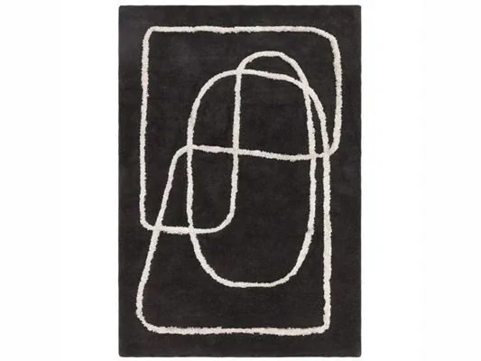 Asiatic London Matrix Infinity Charcoal Rug
