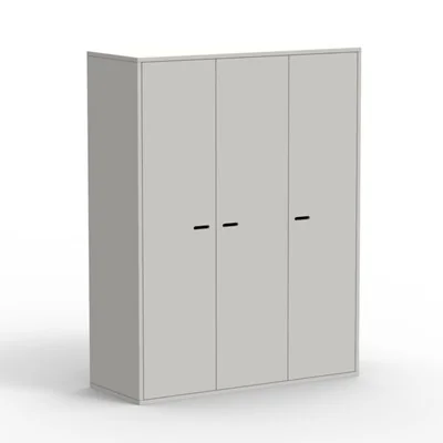 Mathy by Bols 3 Door Wardrobe in Madaket Design available in 26 Colours