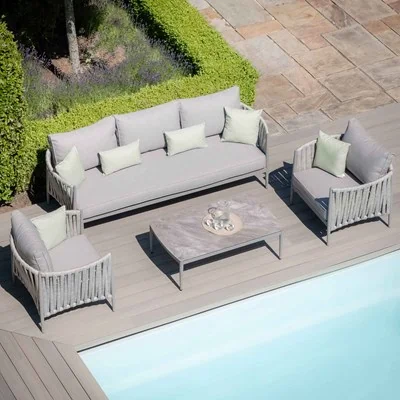 Maze Rattan Milan 3 Seat Sofa Set