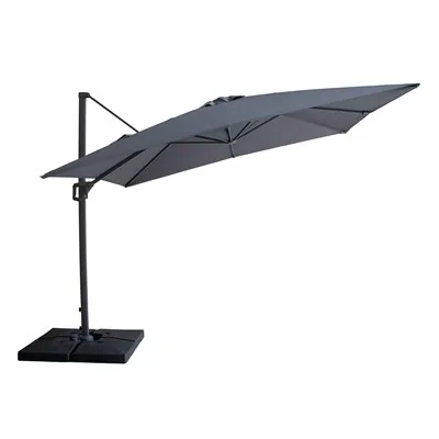 Maze Rattan Helios 3m x 3m Square Rotating Cantilever Parasol