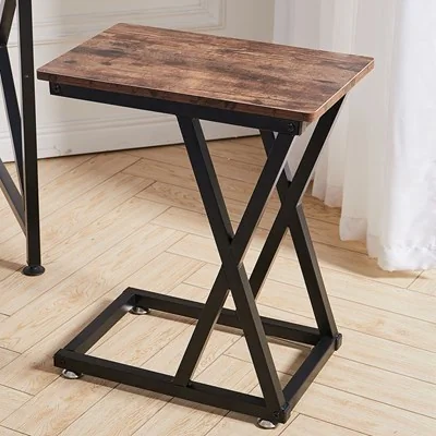 Living & Home Vintage C-shaped Side Table