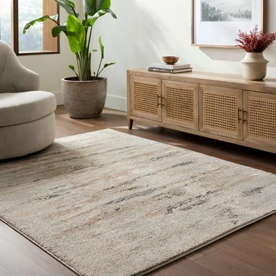 Livabliss Avellino Abstract Beige Grey Indoor Rug
