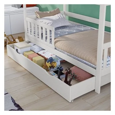 Noomi Alisa Bed Drawer White (FSC-Certified)